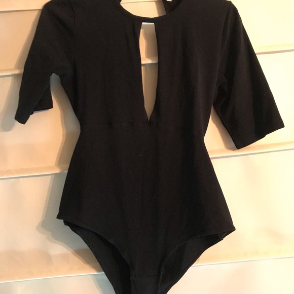 Black backless leotard - Picture 5 of 5